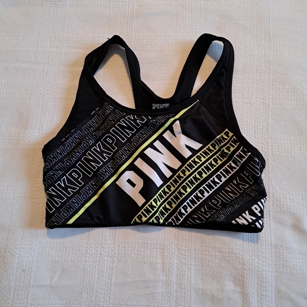 Pink Victoria's Secret women's Ultimate unlined racerback Medium bra